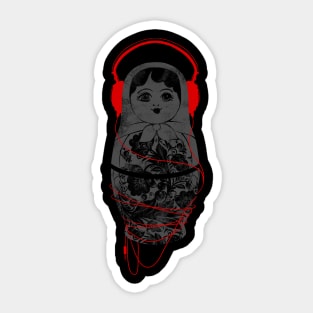 KGB Matreshka Sticker